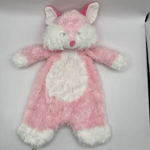 Baby Ganz Pink Finley Fox Flat A Pat Plush Baby Toy Security Blanket Lovey
